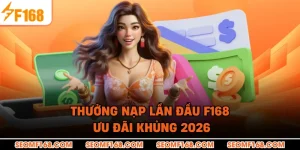 Thưởng Nạp Lần Đầu F168 – Ưu Đãi Khủng 2026
